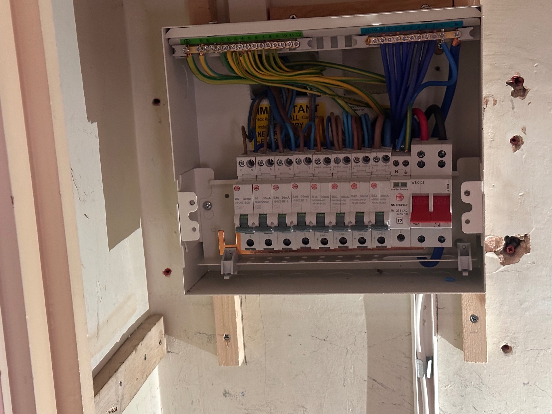18th Edition consumer unit upgrade and fuse box replacement in a North London home — photo 3