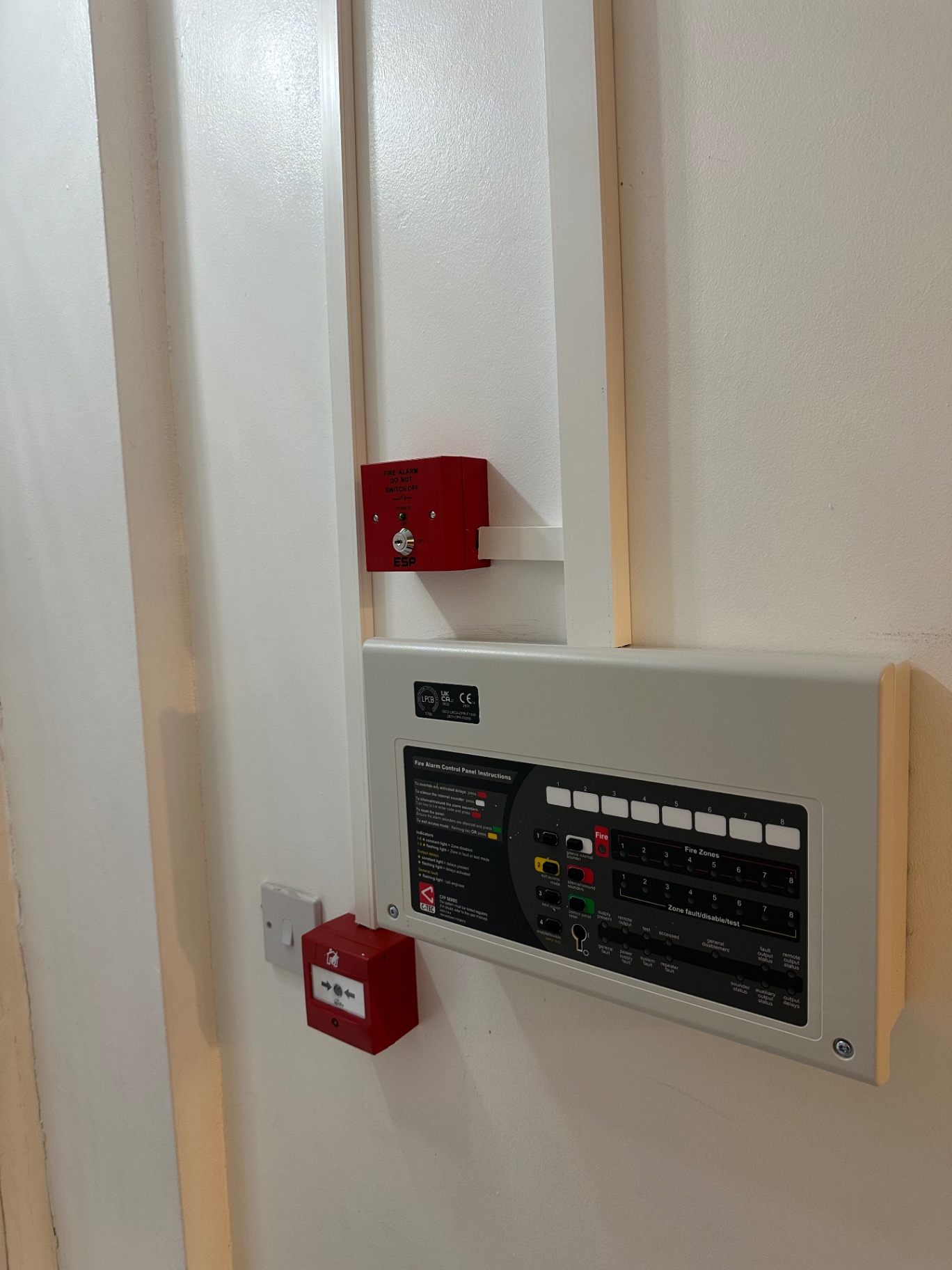 Grade A fire alarm system installation in an HMO property, North London — photo 3