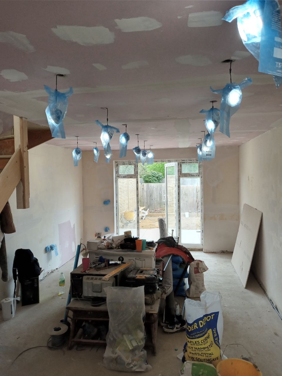 Full house rewiring project in a Victorian terrace, Barnet, North London — photo 3